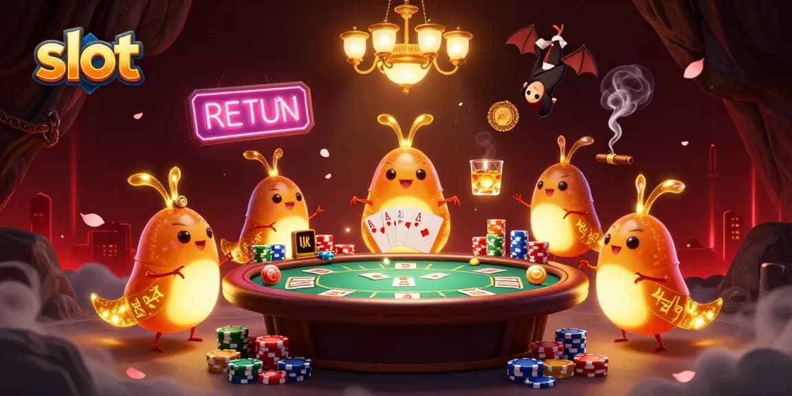 Bermain slot di kasino dengan pengaturan cahaya dari glowworms dan dealer kelelawar, menghadirkan suasana yang unik untuk para pemain.