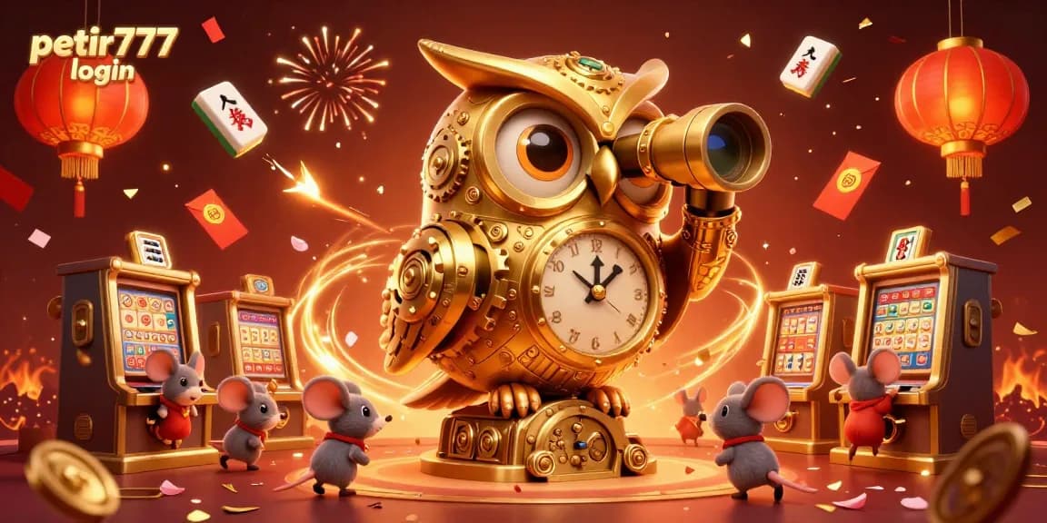 Win big with petir777 login on a vibrant casino scene featuring unique characters and exciting gaming elements.