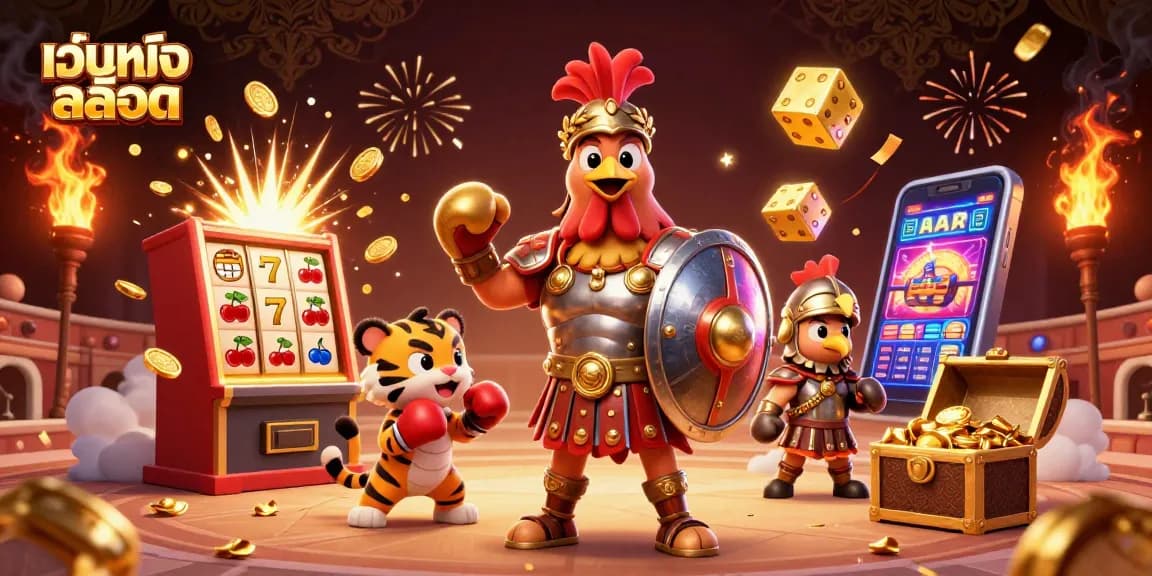 มีส่วนร่วมกับ เว็บตรงสล็อต และความตื่นเต้นขององค์ประกอบการเล่นเกมที่มีชีวิตชีวาในฉากคาสิโนที่มีสีสัน