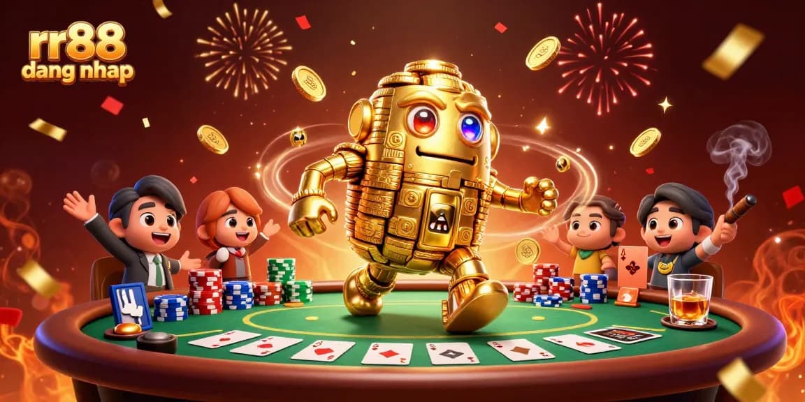Experience thrilling gameplay at rr88 dang nhap in this vivid illustration featuring vibrant casino elements.