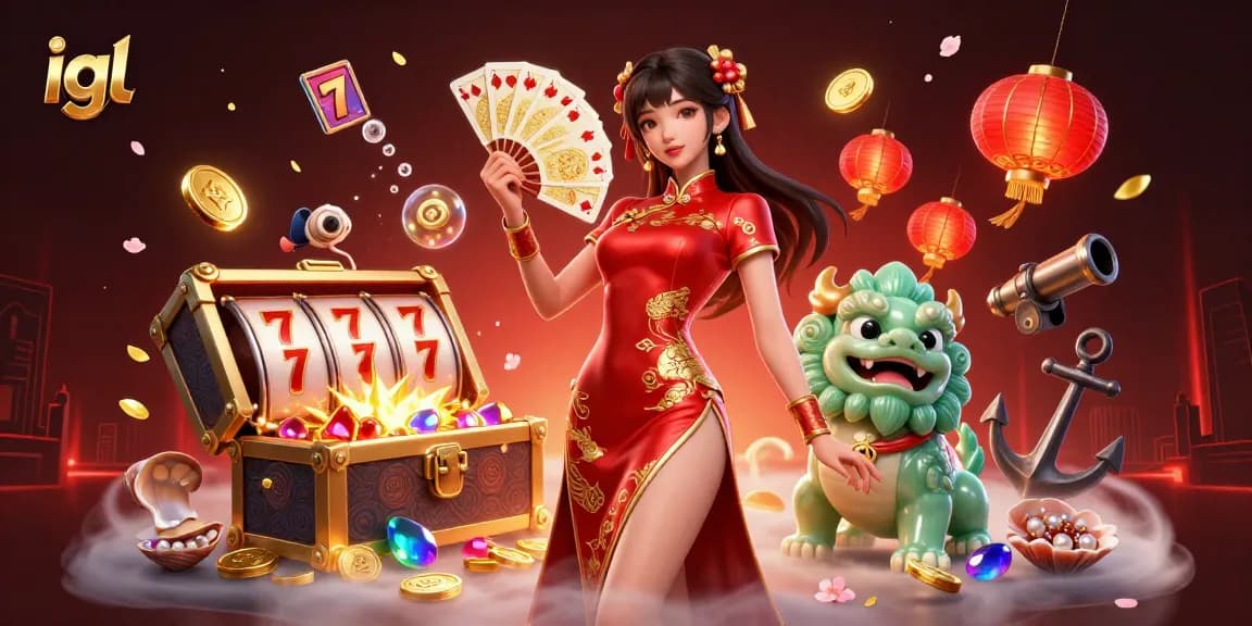 Engage with igl's vibrant online casino world featuring jackpots and slot reels in a thrilling 3D setting.