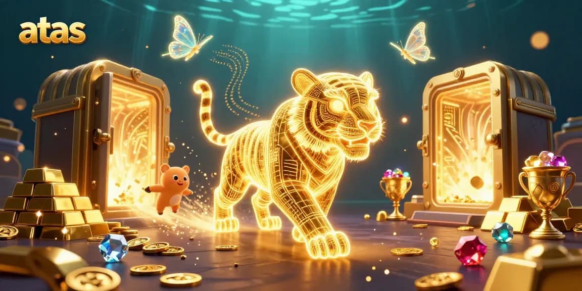 Experience exhilarating gaming at atas Casino with golden treasures and dynamic visuals.
