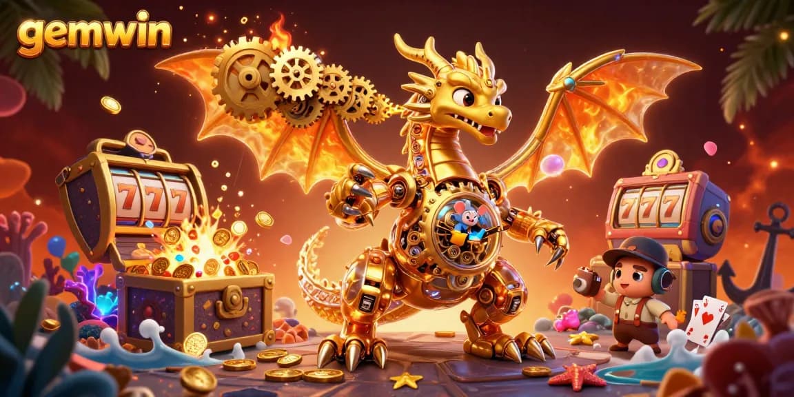 Experience gemwin's thrilling online gaming with golden dragon and rich casino elements.