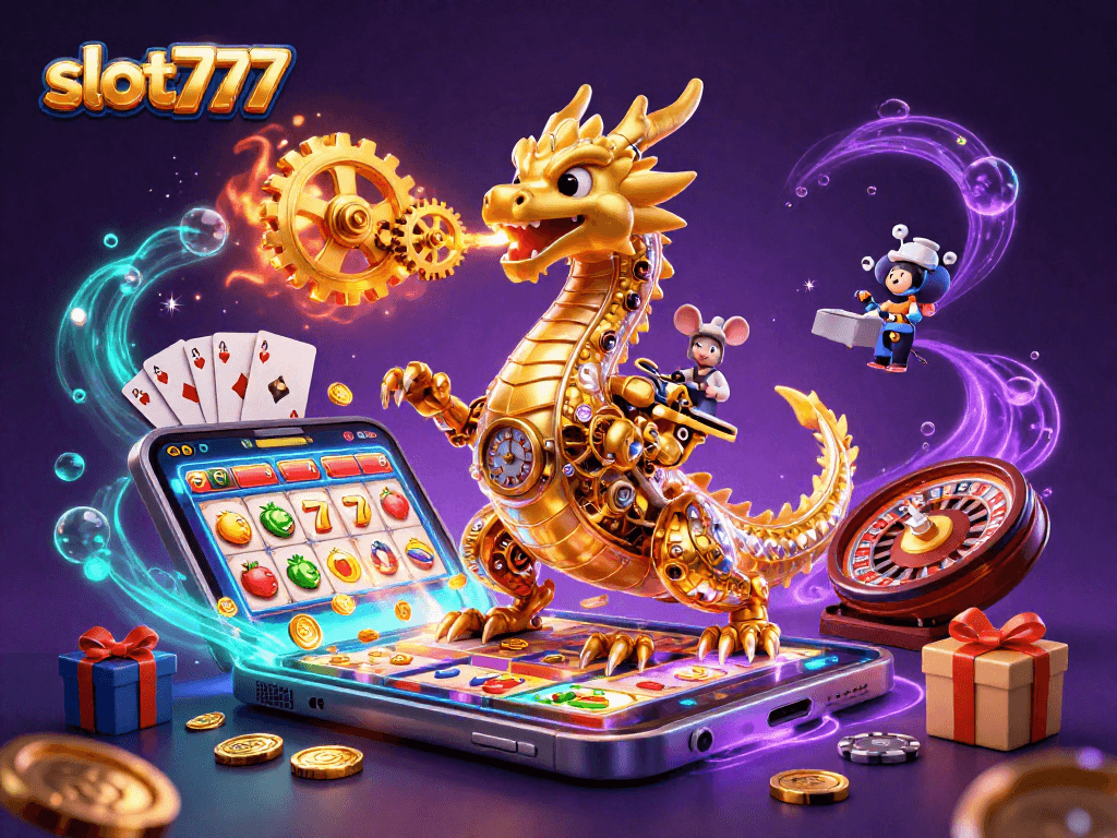 Spin to win in slot777 - a magical world of dragons and jackpots!