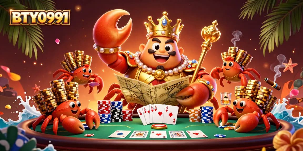 Experience thrilling poker battles with BTY0991 illustrated in vibrant 3D artistry.