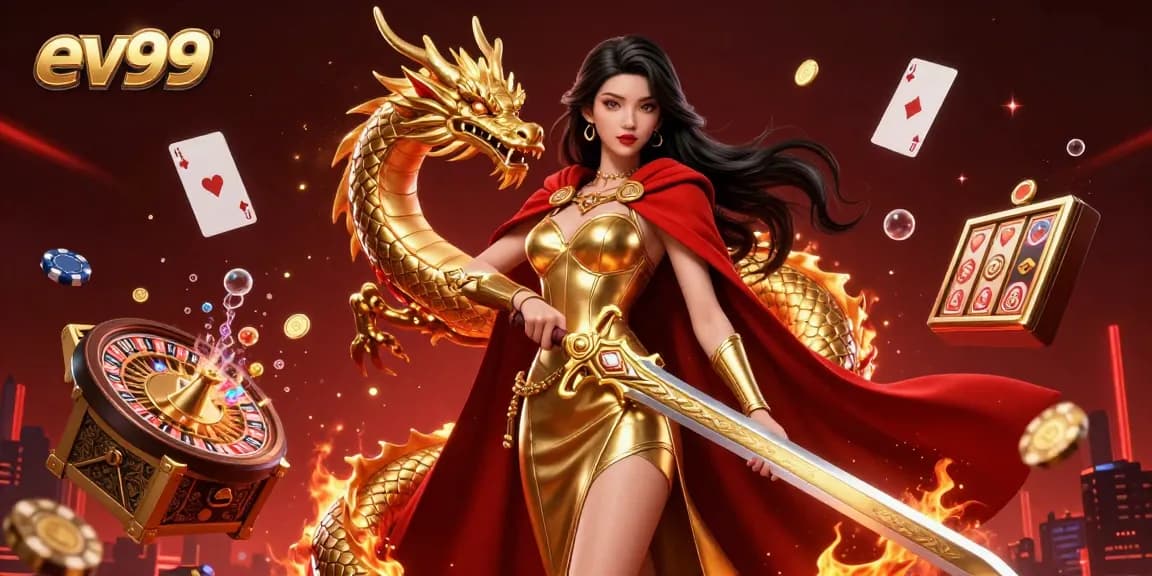 Experience thrilling casino action with ev99's exclusive gaming world.