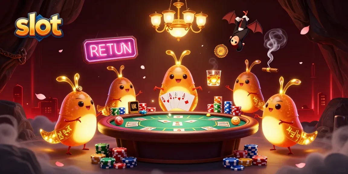 Bermain slot di kasino dengan pengaturan cahaya dari glowworms dan dealer kelelawar, menghadirkan suasana yang unik untuk para pemain.