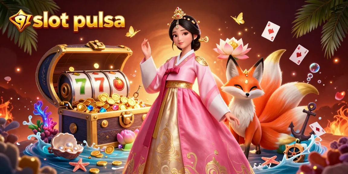 Terlibatlah dengan slot pulsa untuk petualangan kasino yang mendebarkan menampilkan wanita Asia dan rubah keberuntungan di tengah kekayaan.