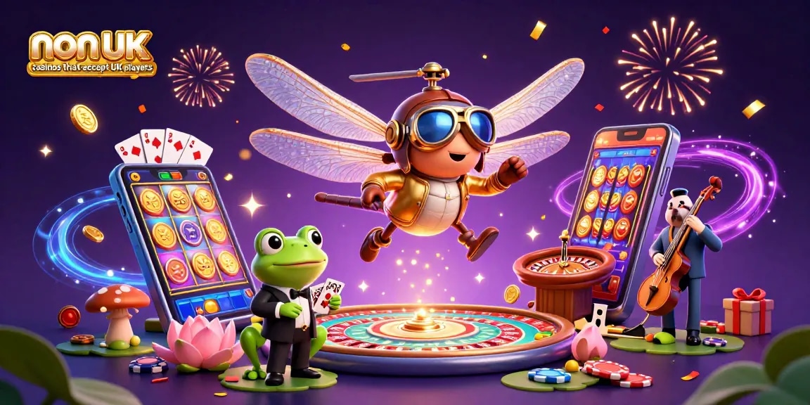 Experience the excitement at non UK casinos that accept UK players with a vibrant casino scene.