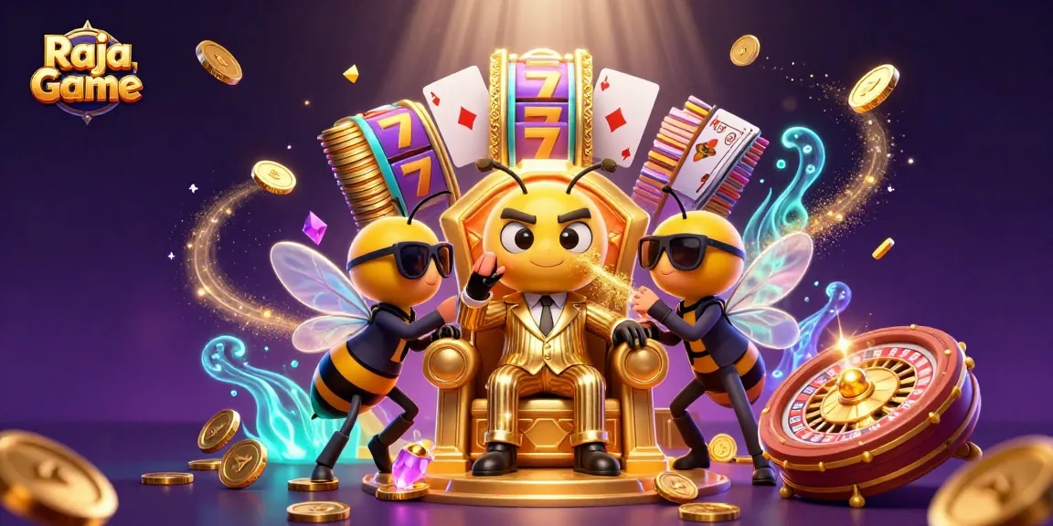 Experience thrilling gameplay on Raja Game with colorful slot reels and dynamic casino action.