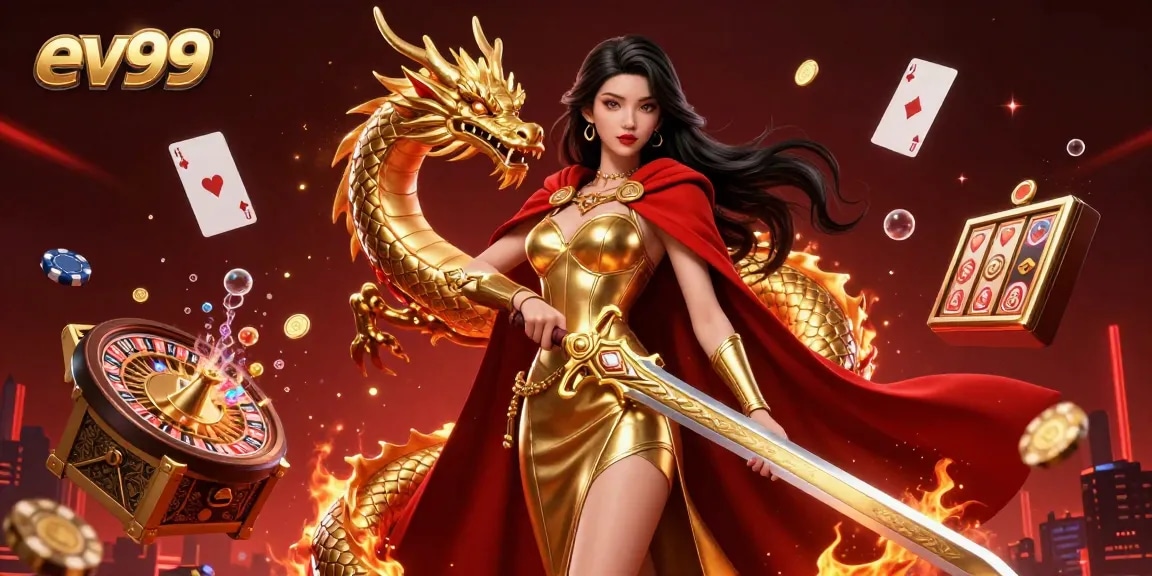 Experience thrilling casino action with ev99's exclusive gaming world.