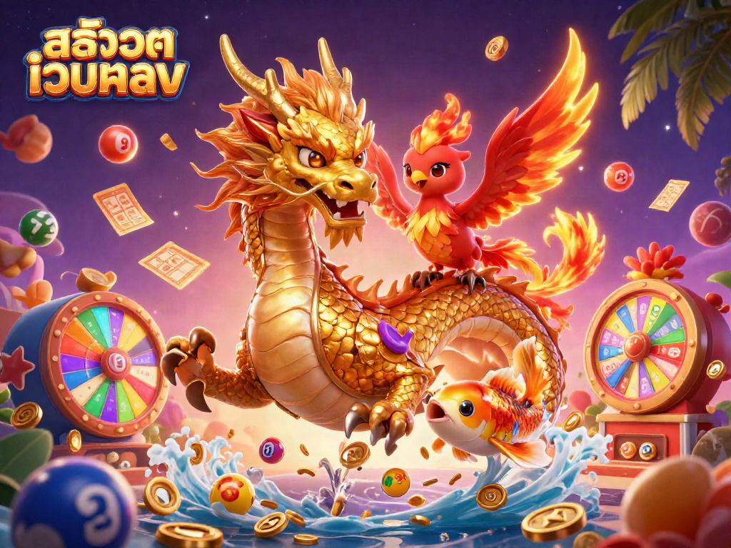 Play engaging สล็อตเว็บตรง games with colorful characters and vibrant promotional elements.