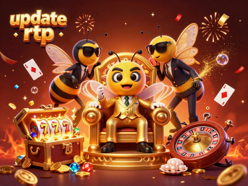 Experience the thrill of update rtp with energetic casino elements featuring a vibrant 3D scene.