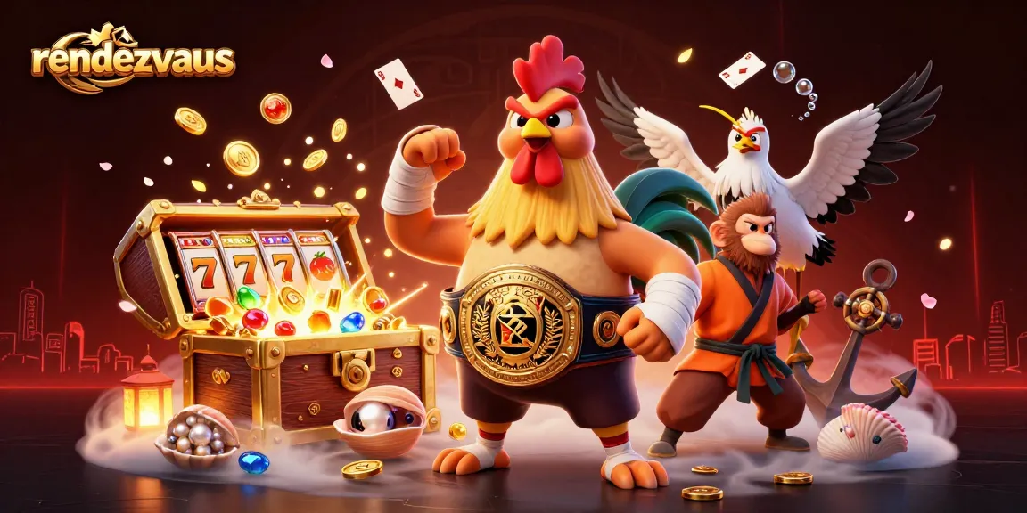 Rendezvous menampilkan simbol keberuntungan dan slot saat permainan online berlangsung di kasino