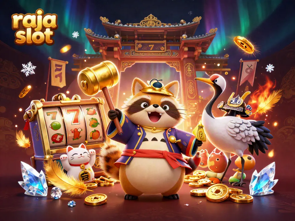 Slot raja slot dengan rascal beruntung dalam kebudayaan Jepang, menyambut keberuntungan judi.