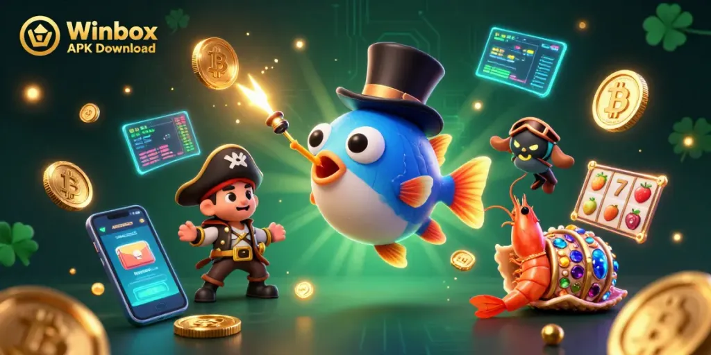 Engage in thrilling fun with the Winbox APK Download, featuring lively casino elements and cryptocurrency.