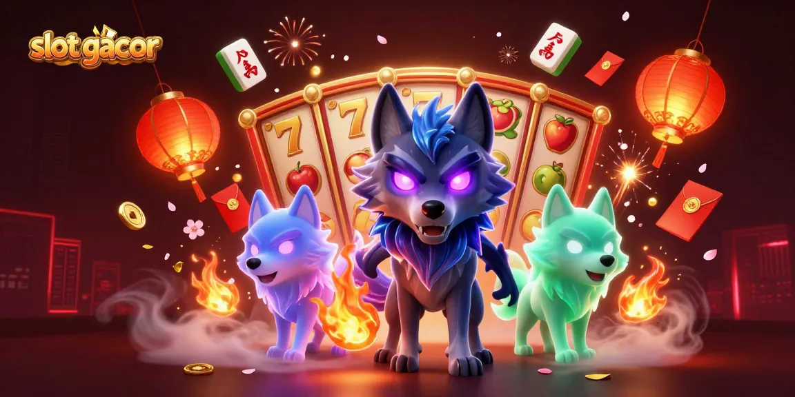 Menangkan slot gacor dengan melihat pemimpin serigala dan simbol keberuntungan yang menyala.