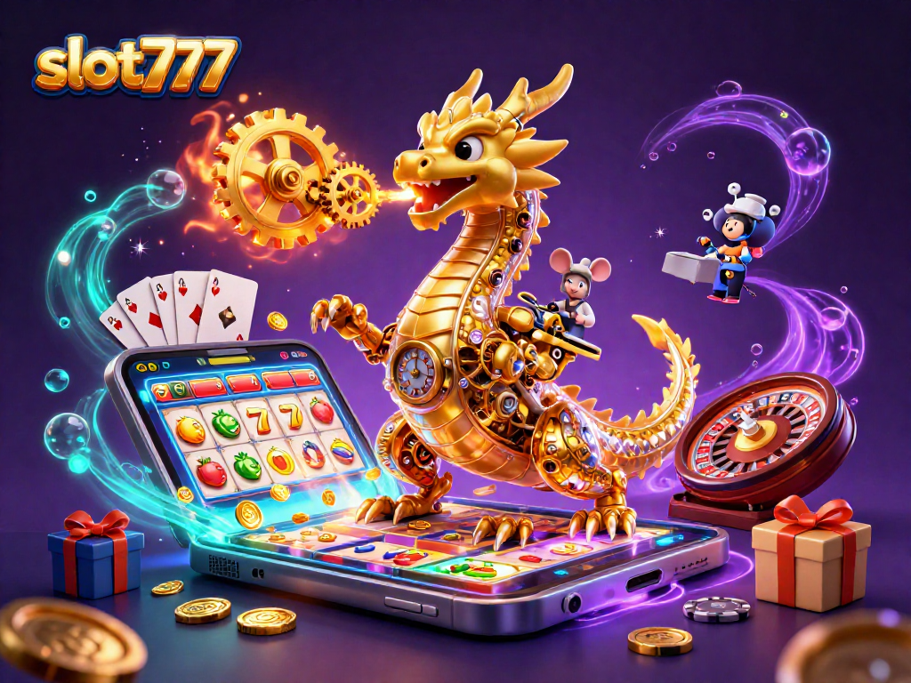 Spin to win in slot777 - a magical world of dragons and jackpots!