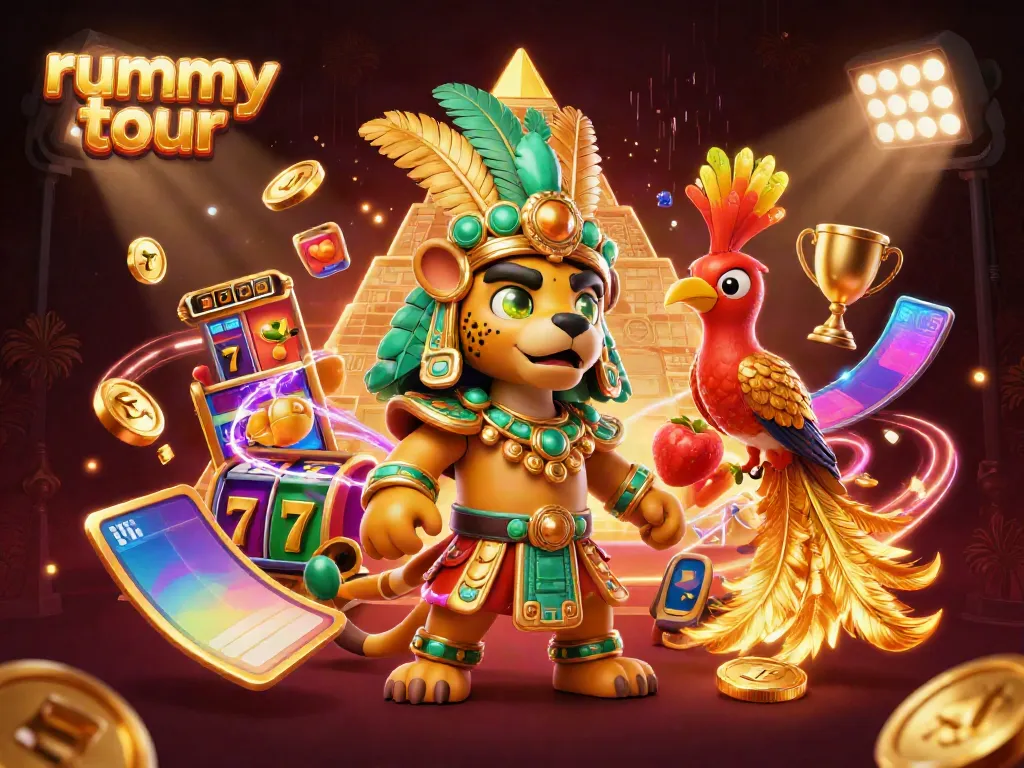 Rummy tour menawarkan pengalaman bermain slot dengan simbol berkilau dan banyak bonus menarik.