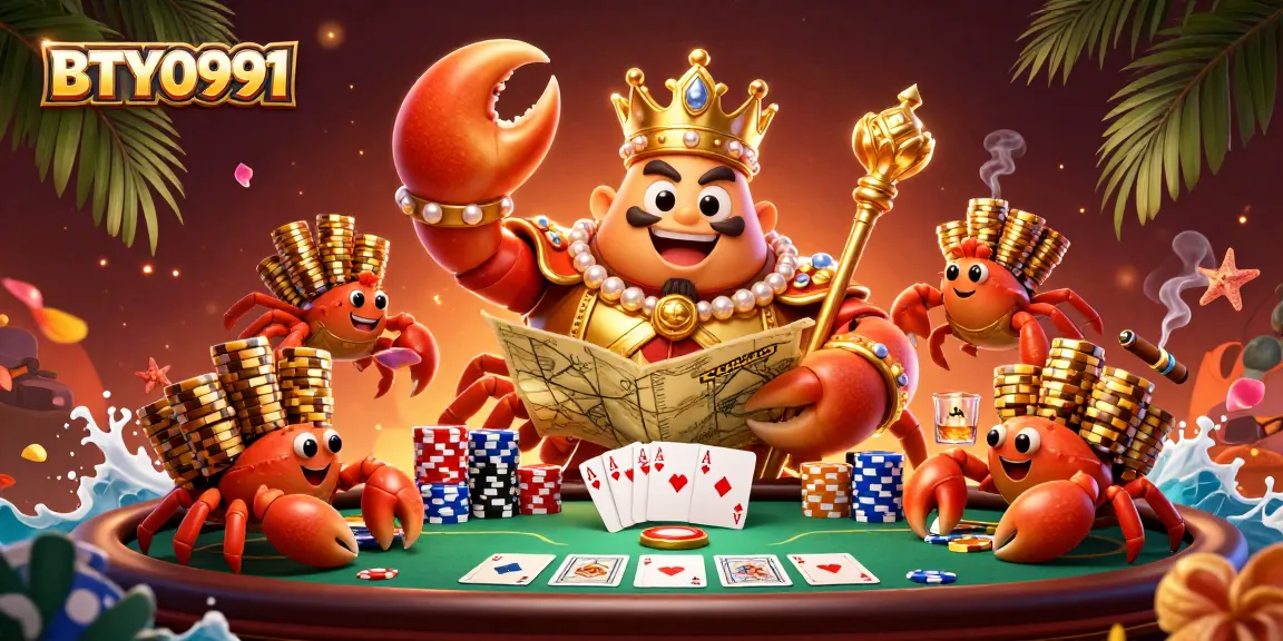 Experience thrilling poker battles with BTY0991 illustrated in vibrant 3D artistry.