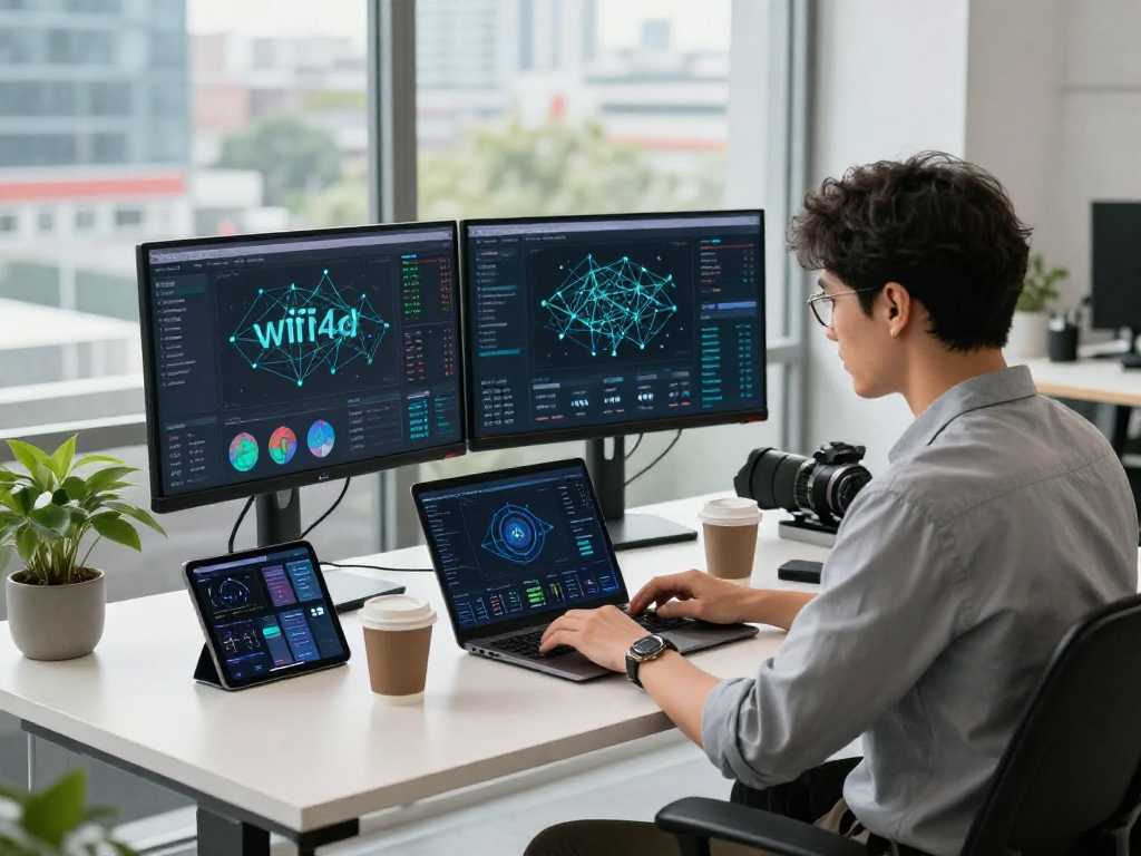 Analisis performa wifi4d di ruang kerja modern dengan teknologi canggih.