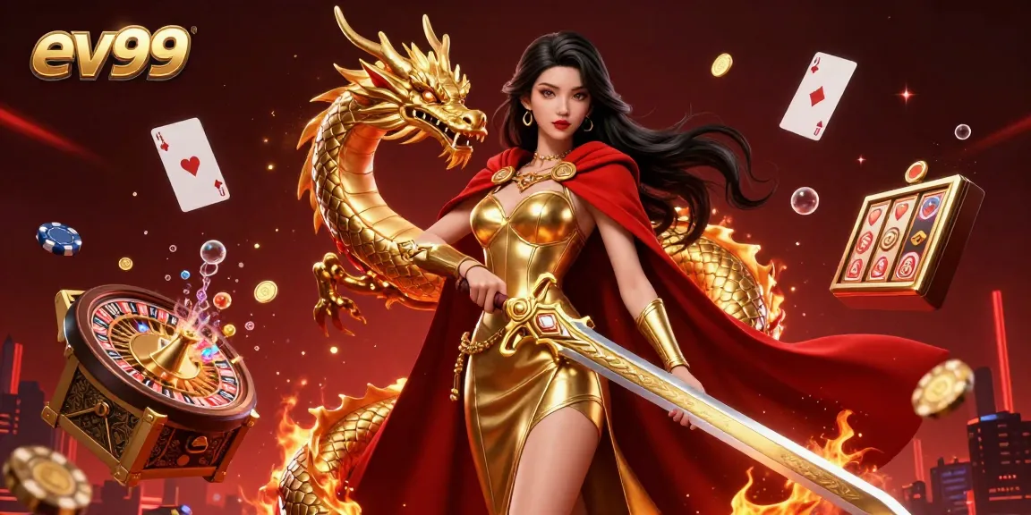 Experience thrilling casino action with ev99's exclusive gaming world.